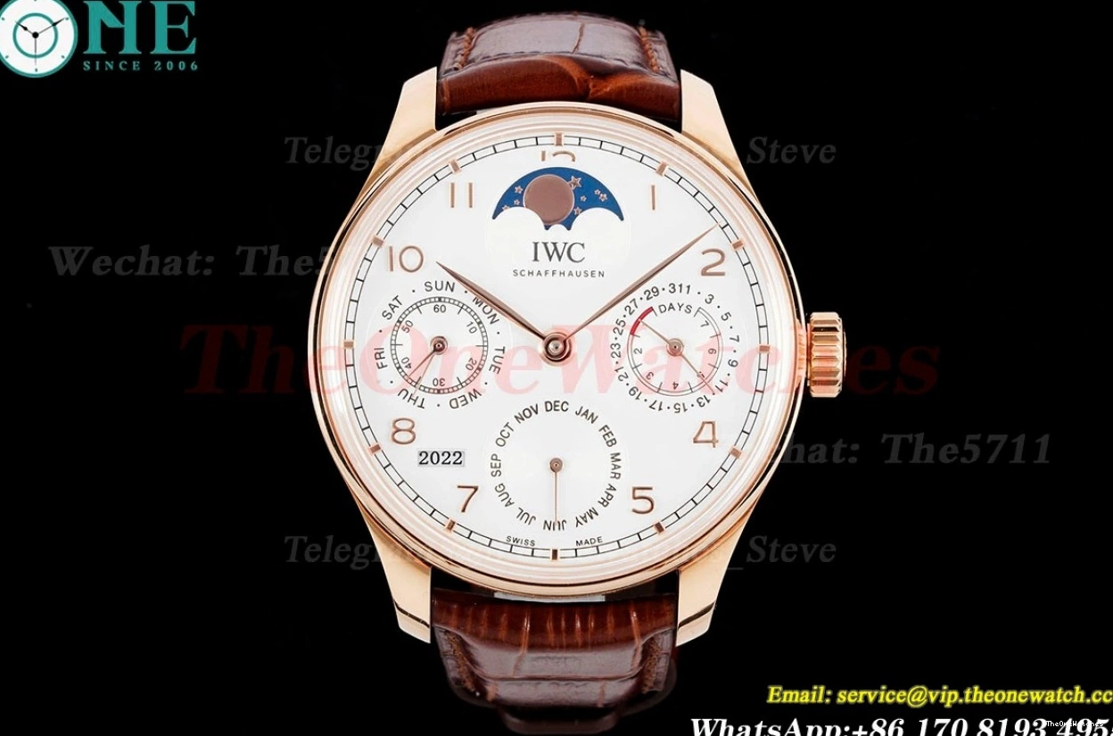 RG Dial Calendar Perpetual LE Portugieser 5033 42mm White APSF A52010 0125